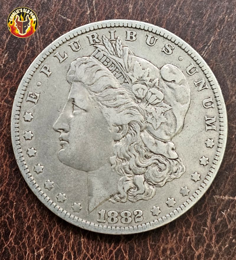 1882-O Morgan Silver Dollar $1 Coin - Fine - A#MD2