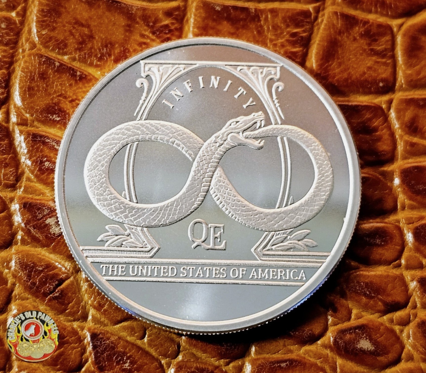 Infinity High Relief 1 oz .9999 Silver Round 2023 The Awakening Series in Capsule