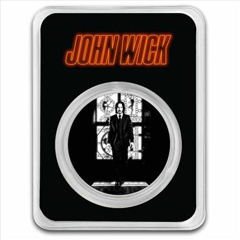 John Wick 1 oz .999 Fine Silver Bullion - Baba Yaga Round in TEP