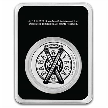 John Wick 1 oz .999 Fine Silver Bullion - Baba Yaga Round in TEP