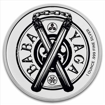 John Wick 1 oz .999 Fine Silver Bullion - Baba Yaga Round in TEP