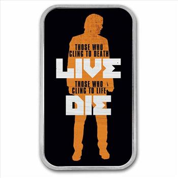 John Wick 1 oz .999 Fine Silver Silhouette Bar w/ TEP