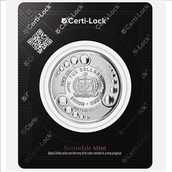 2024 Samoa 1 oz .999 Silver Aliens in Alpha Strike Certi-Lock® (BU)