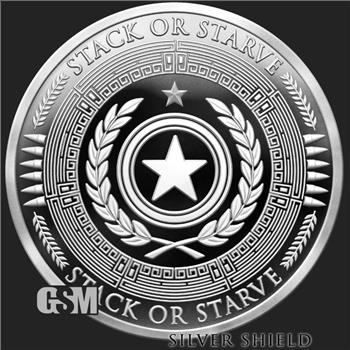 2025 Stack or Starve 1 oz Silver Shield Proof Round MiniMintage Box w/# COA