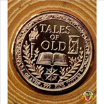 1 oz Copper Bullion Round - Tales of Old: A Coin for the Ferryman