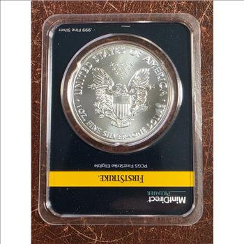 2021 1 oz Silver American Eagle MintDirect Premier + PCGS First Strike