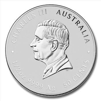 2025 1/2 oz Australian Lunar Snake Silver Coin – BU in Capsule Lunar Series III