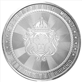 1 oz Silver Cowboy Rifleman Round w/ Buffalo Privy .9999 Silver Round in Capsule