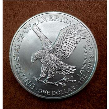 2021 1 oz American Silver Eagle Coin BU (Type 2)