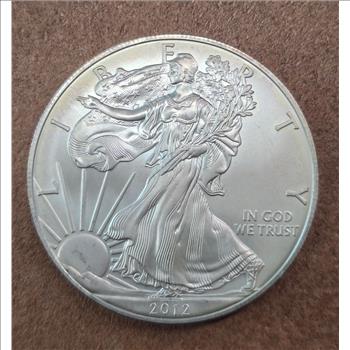 2012 1 oz American Silver Eagle - Abrasions #4
