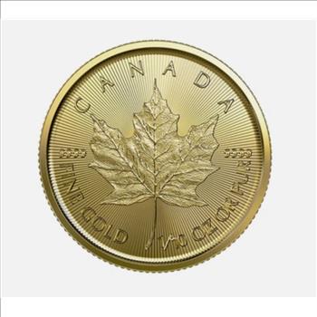 2023 Canada 1/10 oz Treasured Gold Maple Leaf .9999 Premium Gold Coin - Card