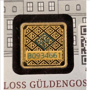 1 Gram .9999 Gold Bar - Geiger Original In Secure Capsule