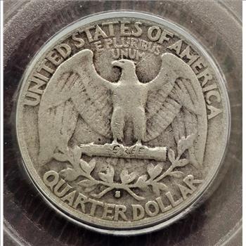 1932-S George Washington Silver Quarter - 25c US Coin - PCGS F12