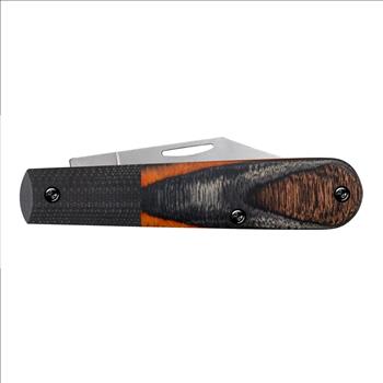 Case XX Crossroads XR Sloped Ember Glow DymaLux Wood Black G-10 Barlow 53166