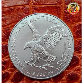 2025 $1 American Silver Eagle 1 oz Coin BU in Capsule