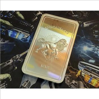 John Wick 10 oz Silver Continental Bar .999 Fine Silver in Capsule