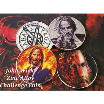 John Wick 10 oz Silver Continental Bar .999 Fine Silver in Capsule