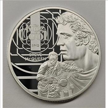2021 Samoa 1 oz Silver Steve McQueen: The King of Cool .999 Silver Coin