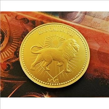 John Wick® 1 oz Silver Continental High Relief Coin 24kt Gold Gilt in Capsule
