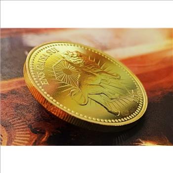 John Wick® 1 oz Silver Continental High Relief Coin 24kt Gold Gilt in Capsule