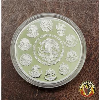 2023 Mexico 2 oz Silver Libertad Proof In Mint Capsule