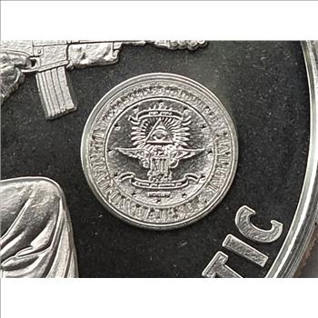 2026 1 oz Silver Shield - Against All Enemies .999 Fine Silver BU