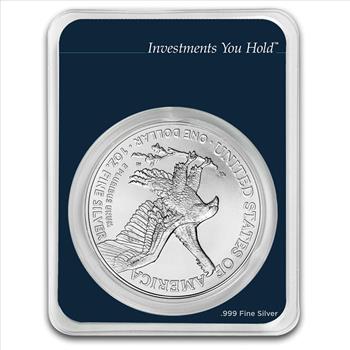 2025 1 oz American Silver Eagle - MintDirect Single Coin in TEP
