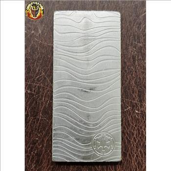 2024 Niue 1 oz Silver Star Wars: Mandalorian Beskar Bar in Custom Capsule - Gray