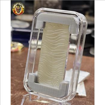 2024 Niue 1 oz Silver Star Wars: Mandalorian Beskar Bar in Custom Capsule - Gray