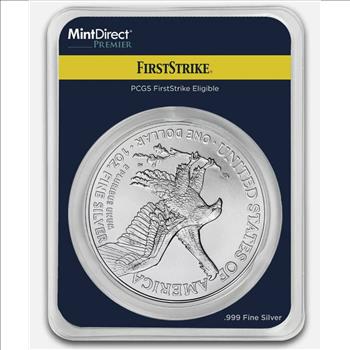 2021 1 oz Silver American Eagle (Type 2) MD Premier PCGS First Strike TEP