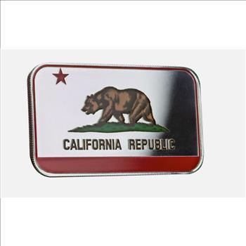 1 oz .999 Silver Bar Flag Series: CALIFORNIA Flag Color Bullion Bar - Sealed