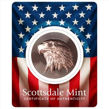 1 oz Scottsdale Copper Eagle Stacker Proof Round - Certi-Lock with Security Slip