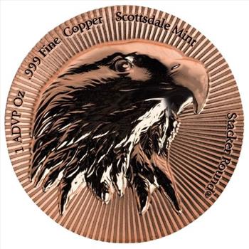 1 oz Scottsdale Copper Eagle Stacker Proof Round - Certi-Lock with Security Slip