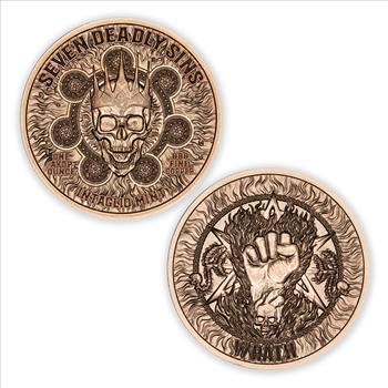 Wrath – 1 AVDP Oz .999 Fine Copper Round | Seven Deadly Sins Series