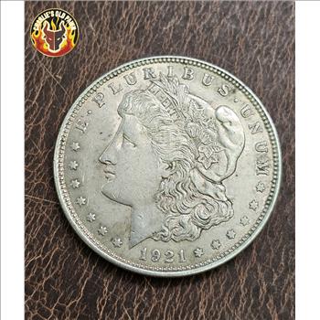 1921 P $1 Morgan Silver Dollar  Cond. Very Good - Extra Fine VG-XF