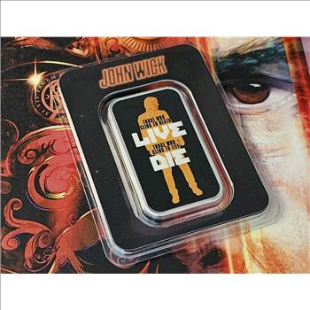 John Wick® 1 oz Silver Silhouette 