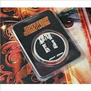 John Wick® 1 oz Silver Baba Yaga Round in TEP Holder