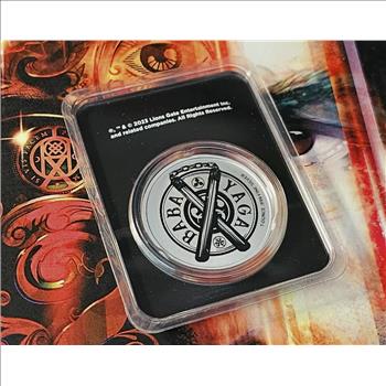 John Wick® 1 oz Silver Baba Yaga Round in TEP Holder