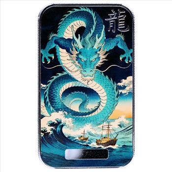 Lucky Dragon - 2026 1 oz Silver Canghai Boundless Sea Bullion Colorized Bar