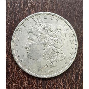 1889 P $1 Morgan Silver Dollar $1 Coin Cond. Very Fine - Extra Fine VF-XF