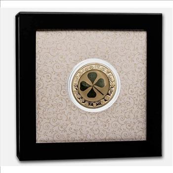 2022 1 oz Silver .925 Republic of Palau $5 Four-Leaf Clover Proof Coin Box/COA