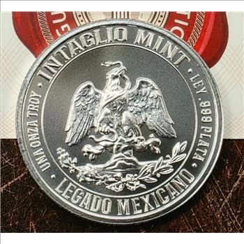 La Catrina Día de los Muertos 1 oz .999 Fine Silver Round Legado Mexicano Series