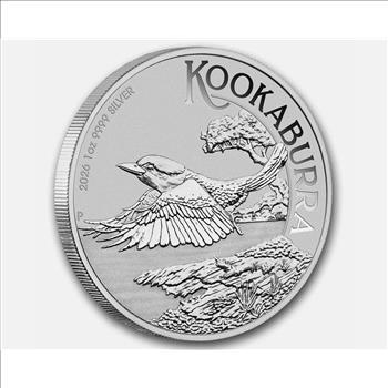2026 Australia 1 oz .9999 Silver Kookaburra BU in Mint Capsule