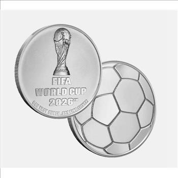2026 1 oz Silver FIFA World Cup Round (New)