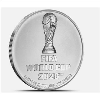 2026 1 oz Silver FIFA World Cup Round (New)
