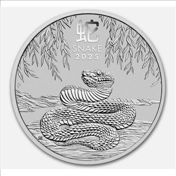 2025 Australia 1/2 oz Silver Lunar Snake BU (Series III)