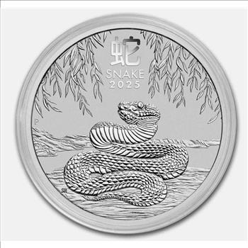 2025 Australia 1/2 oz Silver Lunar Snake BU (Series III)