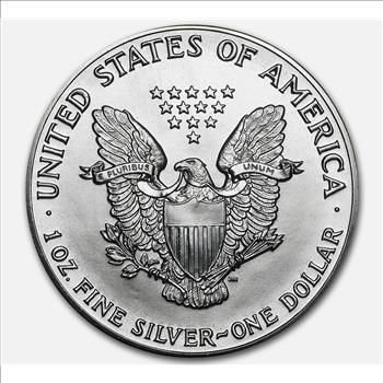 1987 1 oz American Silver Eagle Coin BU - Capsule