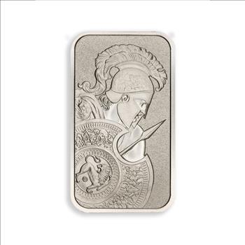 1 oz Silver Bar - 1 oz .999 Fine Silver Molon Labe Ingot - Intaglio Mint