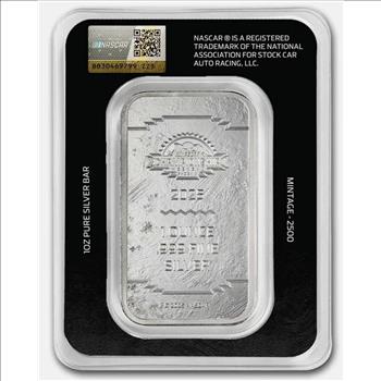 NASCAR Phoenix Championship Cup 1 oz Silver Bar PAMP in Assay